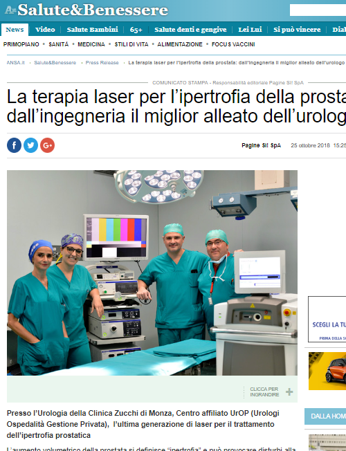 La terapia laser per l’ipertrofia della prostata: dall’ingegneria il miglior alleato dell’urologo